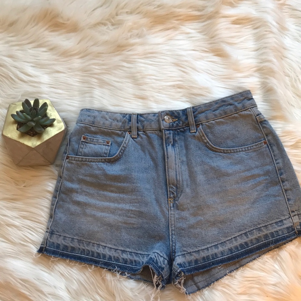 NWT Topshop High Waisted Mom Shorts